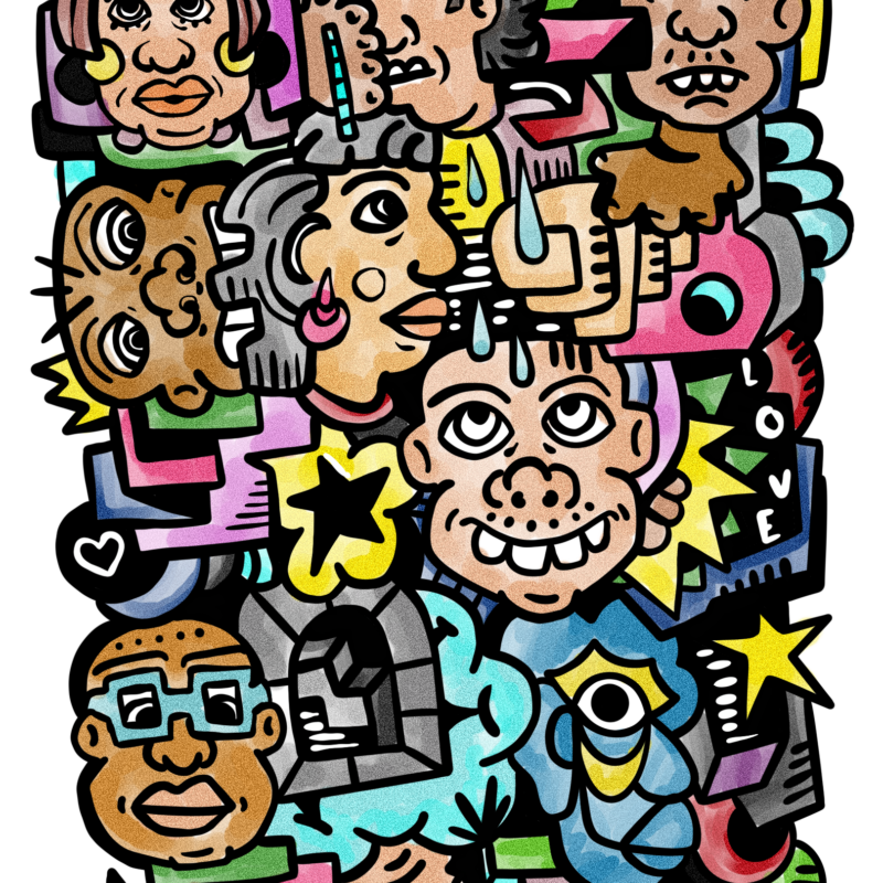 CADA LOCO CON SU TEMA PRINT